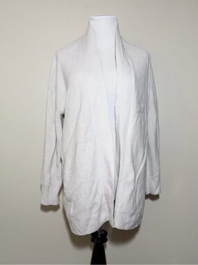 Lululemon Merino Wool-Blend Ribbed Long Wrap Sweater